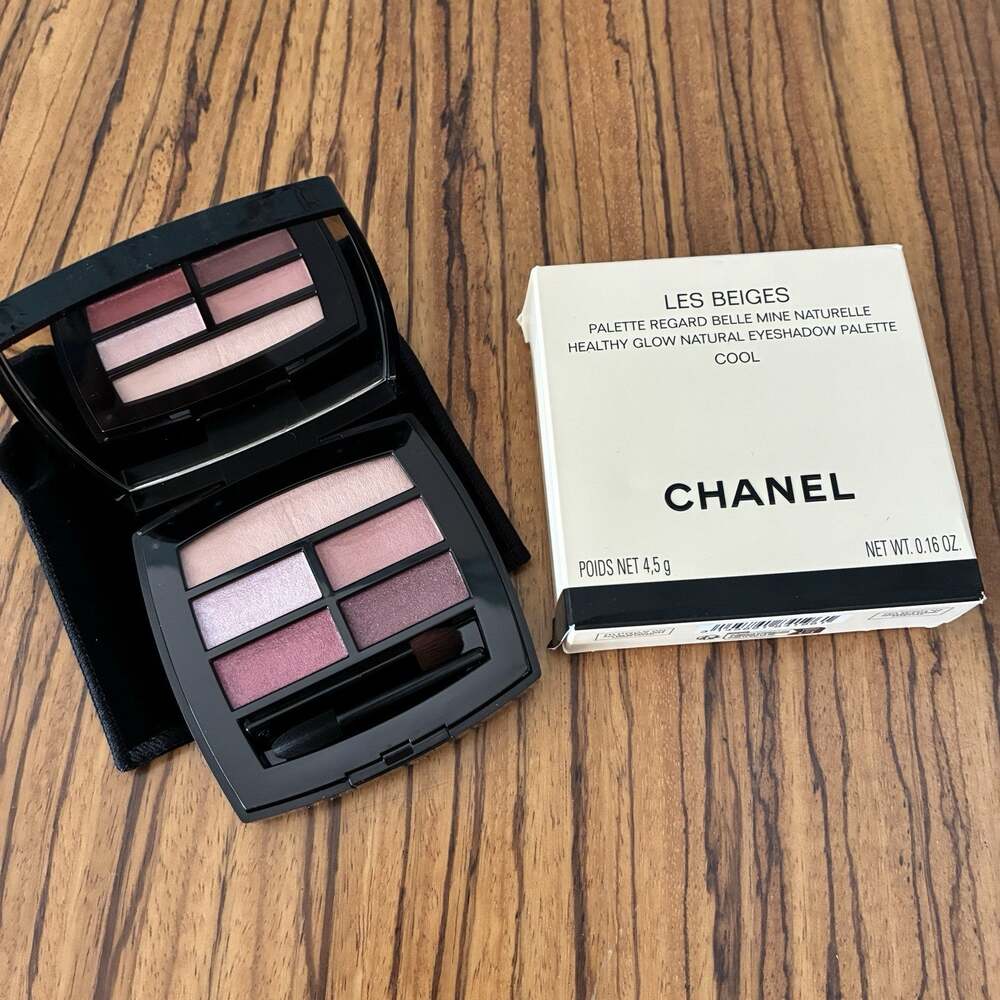 Chanel Les Beiges Healthy Glow Natural Eyeshadow Palette Cool 184.196